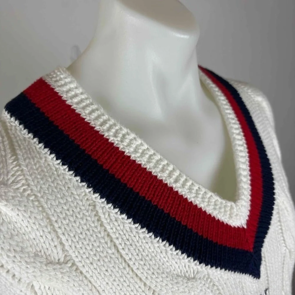 NWT Ralph Lauren Cable Knit Cricket Vest Size XL - Picture 11 of 16